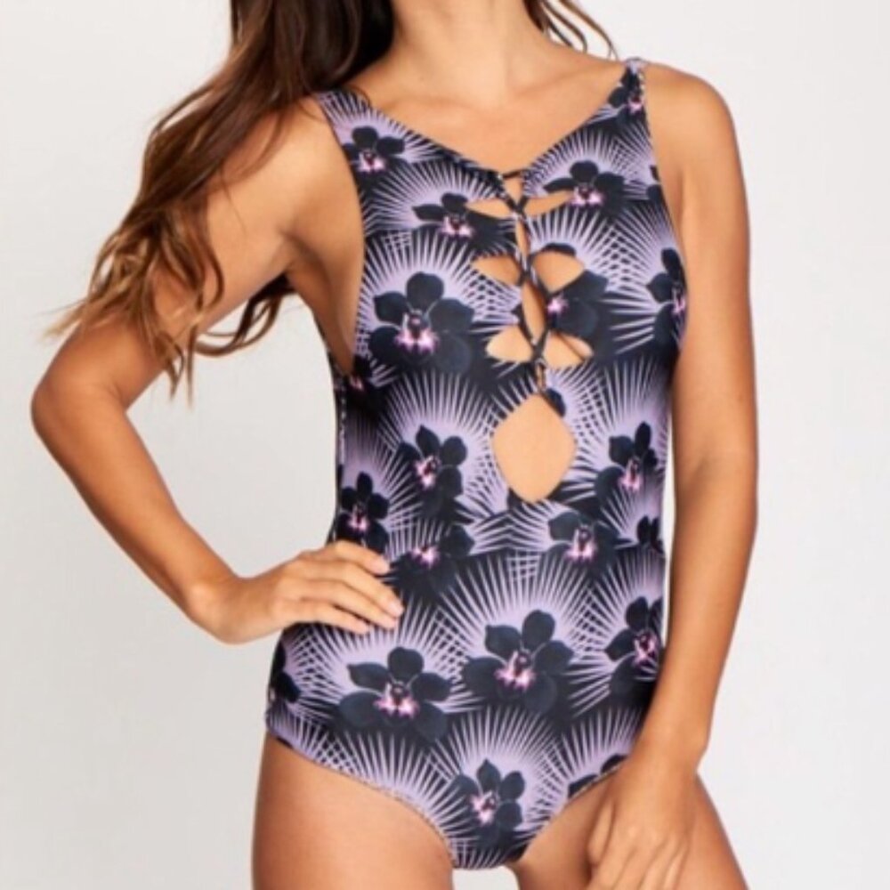Acacia Swimwear Mauka One-piece in Modern Pacific.